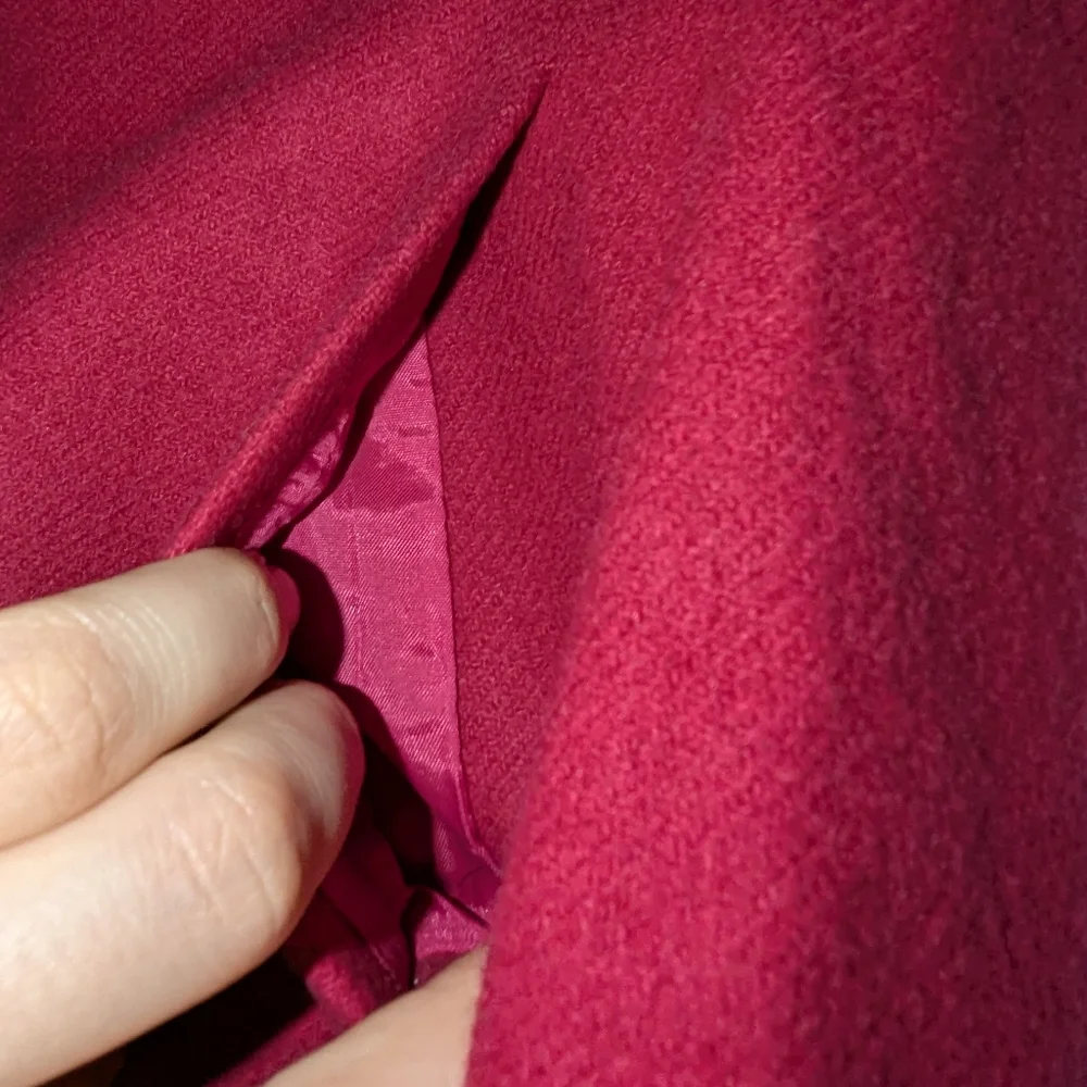 2011 J Crew Pink Wool Blend Skirt With Pockets